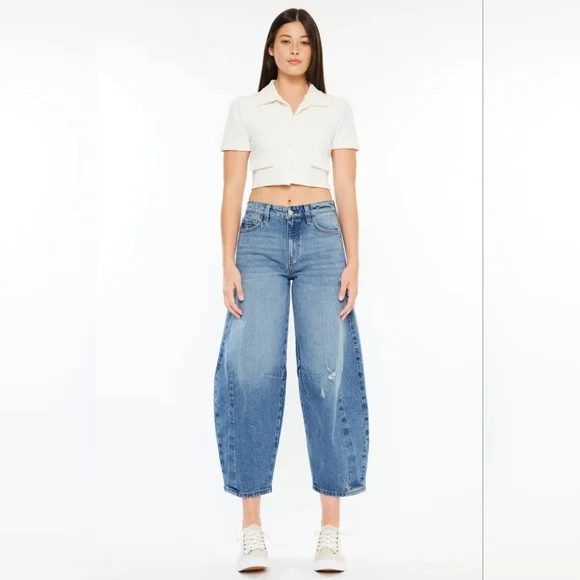 Kancan High-rise horseshoe fit jeans - Picture 2 of 4